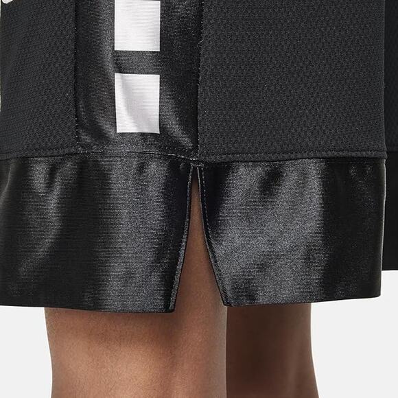 NWT Nike unisex Kids' Dri-Fit Elite 23 Basketball Shorts, Black/White-SZ S - Picture 5 of 6